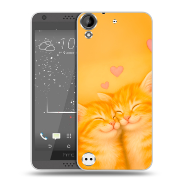Пластиковый чехол на HTC Desire 530 с принтом Милые котята Пластиковый чехол на HTC Desire 530 с принтом Милые котята