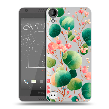 Пластиковый чехол на HTC Desire 530 с принтом женский