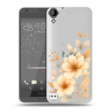 Пластиковый чехол на HTC Desire 530 с принтом для девушки