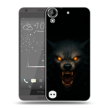 Пластиковый чехол на HTC Desire 530 с принтом Волк