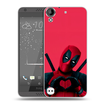 Пластиковый чехол на HTC Desire 530 с принтом Дедпул Deadpool Пластиковый чехол на HTC Desire 530 с принтом Дедпул Deadpool