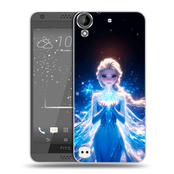 Пластиковый чехол на HTC Desire 530 с принтом Холодное сердце Frozen Пластиковый чехол на HTC Desire 530 с принтом Холодное сердце Frozen