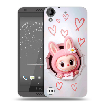 Пластиковый чехол на HTC Desire 530 с принтом Labubu Лабубу Пластиковый чехол на HTC Desire 530 с принтом Labubu Лабубу