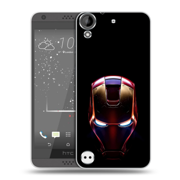 Пластиковый чехол на HTC Desire 530 с принтом IronMan Железный человек Пластиковый чехол на HTC Desire 530 с принтом IronMan Железный человек