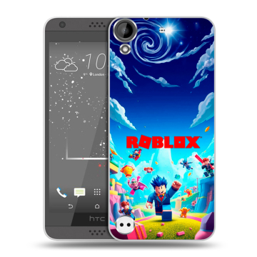 Пластиковый чехол на HTC Desire 530 с принтом Roblox Роблокс Пластиковый чехол на HTC Desire 530 с принтом Roblox Роблокс