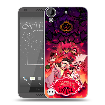 Пластиковый чехол на HTC Desire 530 с принтом Hazbin Hotel Отель Хазбин Пластиковый чехол на HTC Desire 530 с принтом Hazbin Hotel Отель Хазбин