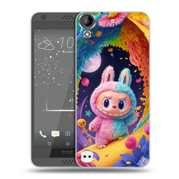Пластиковый чехол на HTC Desire 530 с принтом Labubu Лабубу Пластиковый чехол на HTC Desire 530 с принтом Labubu Лабубу