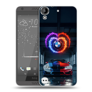Пластиковый чехол на HTC Desire 530 с принтом BMW БМВ Пластиковый чехол на HTC Desire 530 с принтом BMW БМВ