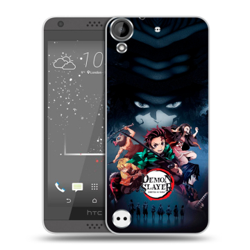 Пластиковый чехол на HTC Desire 530 с принтом Demon Slayer Клинок рассекающий демонов Пластиковый чехол на HTC Desire 530 с принтом Demon Slayer Клинок рассекающий демонов