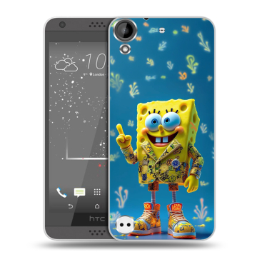 Пластиковый чехол на HTC Desire 530 с принтом Спанч боб Спанчбоб Пластиковый чехол на HTC Desire 530 с принтом Спанч боб Спанчбоб