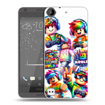 Пластиковый чехол на HTC Desire 530 с принтом Roblox Роблокс Пластиковый чехол на HTC Desire 530 с принтом Roblox Роблокс