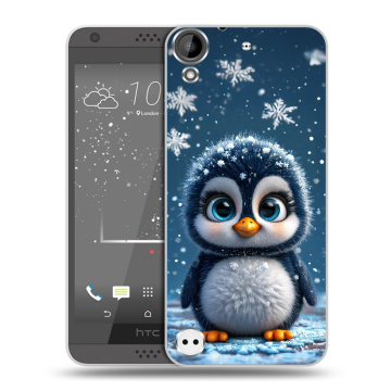 Пластиковый чехол на HTC Desire 530 с принтом Новый год