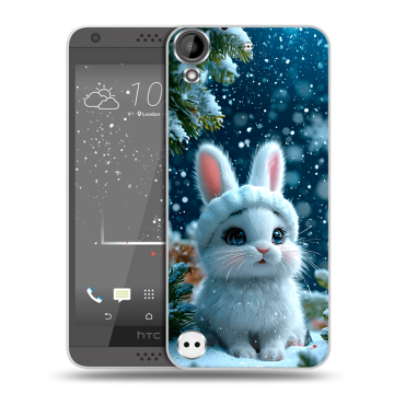 Пластиковый чехол на HTC Desire 530 с принтом Новый год