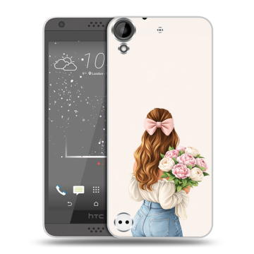 Пластиковый чехол на HTC Desire 530 с принтом женский Пластиковый чехол на HTC Desire 530 с принтом женский