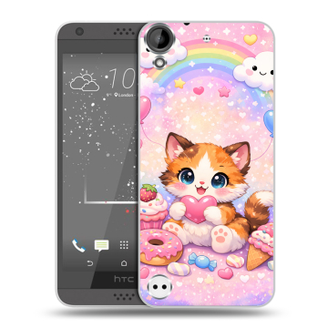 Пластиковый чехол на HTC Desire 530 с принтом для девочек Пластиковый чехол на HTC Desire 530 с принтом для девочек