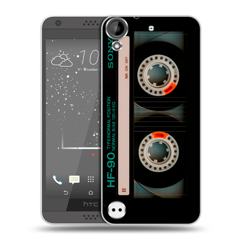 Пластиковый чехол на HTC Desire 530 с принтом Кассета Пластиковый чехол на HTC Desire 530 с принтом Кассета
