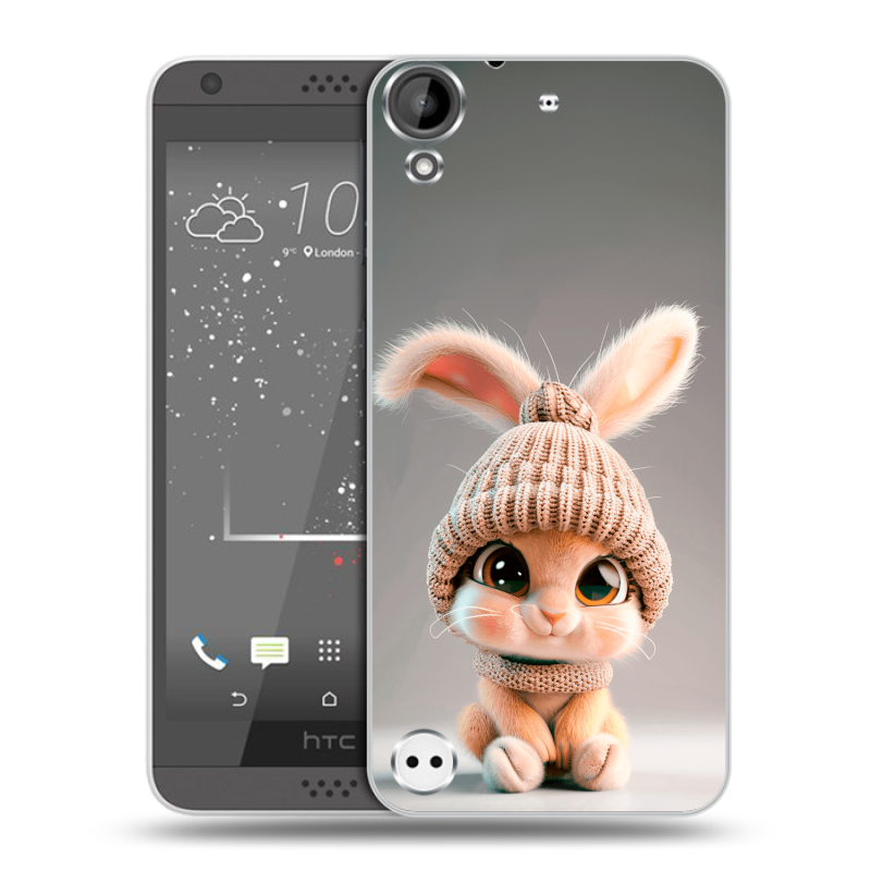 Пластиковый чехол на HTC Desire 530 с принтом Кролик Пластиковый чехол на HTC Desire 530 с принтом Кролик