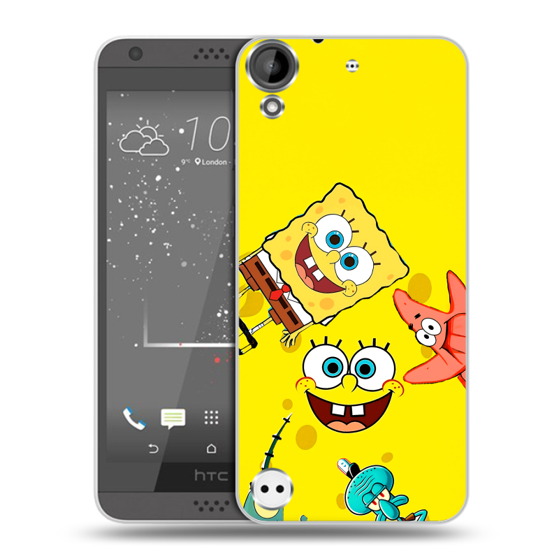 Пластиковый чехол на HTC Desire 530 с принтом Спанч боб Спанчбоб Пластиковый чехол на HTC Desire 530 с принтом Спанч боб Спанчбоб