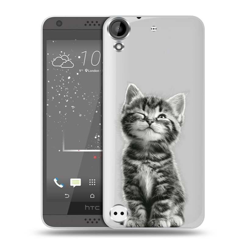 Пластиковый чехол на HTC Desire 530 с принтом Котенок Пластиковый чехол на HTC Desire 530 с принтом Котенок