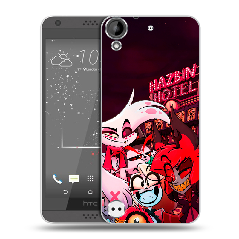 Пластиковый чехол на HTC Desire 530 с принтом Hazbin Hotel Отель Хазбин Пластиковый чехол на HTC Desire 530 с принтом Hazbin Hotel Отель Хазбин