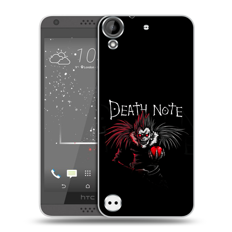 Пластиковый чехол на HTC Desire 530 с принтом Death note Тетрадь смерти Пластиковый чехол на HTC Desire 530 с принтом Death note Тетрадь смерти