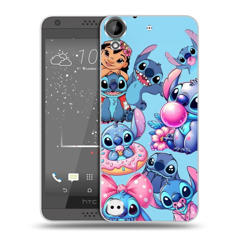 Пластиковый чехол на HTC Desire 530 с принтом Лило и Стич Пластиковый чехол на HTC Desire 530 с принтом Лило и Стич