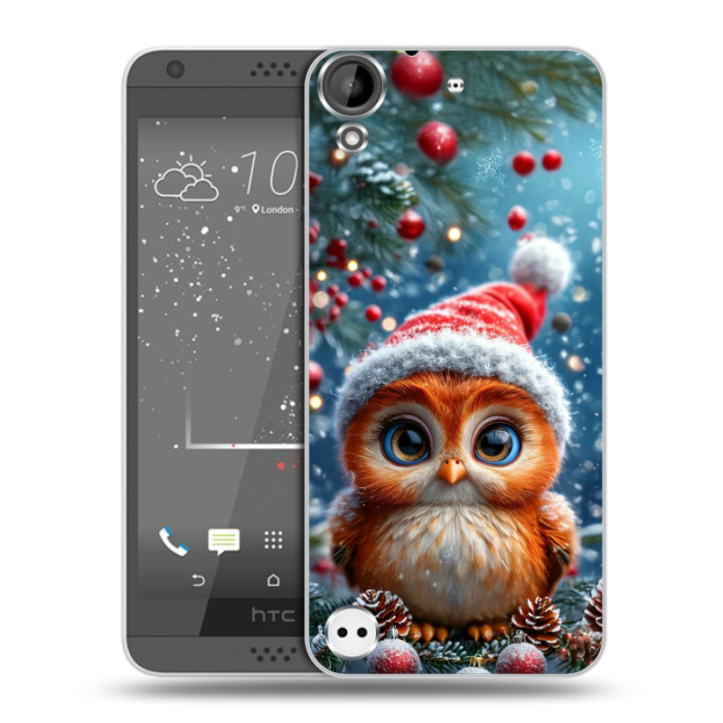 Пластиковый чехол на HTC Desire 530 с принтом Новый год Пластиковый чехол на HTC Desire 530 с принтом Новый год