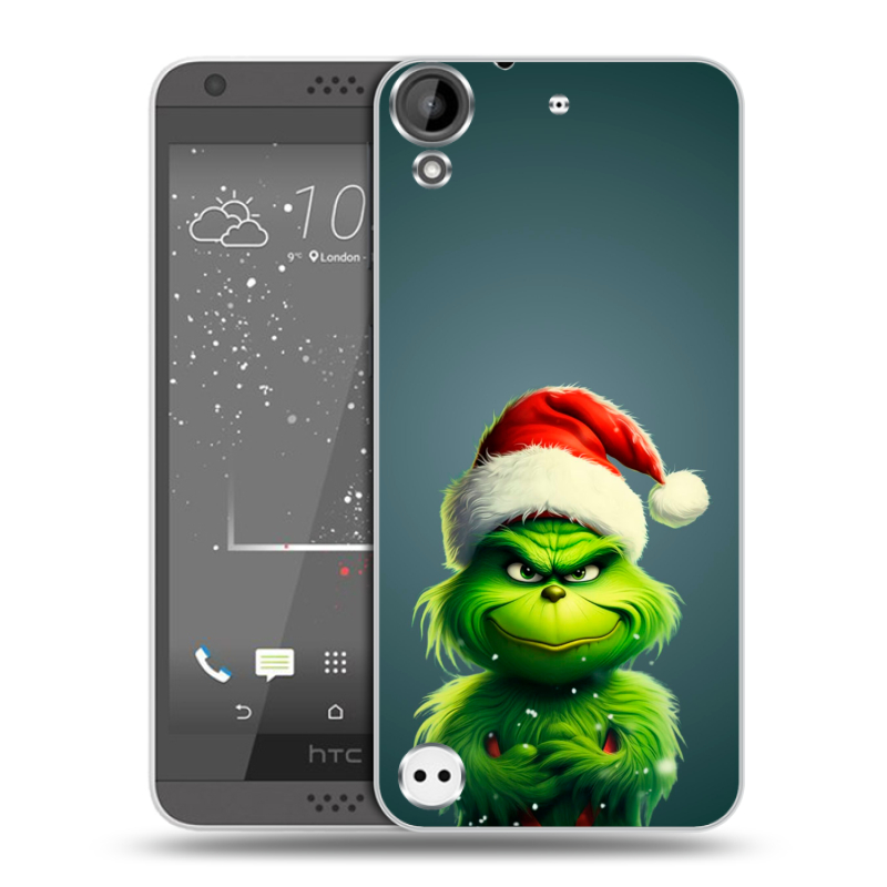 Пластиковый чехол на HTC Desire 530 с принтом Новый год Пластиковый чехол на HTC Desire 530 с принтом Новый год