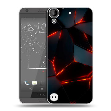 Пластиковый чехол на HTC Desire 630 с принтом Яркие абстракции