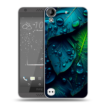Пластиковый чехол на HTC Desire 630 с принтом Листья