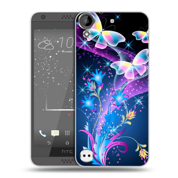 Пластиковый чехол на HTC Desire 630 с принтом Бабочки Пластиковый чехол на HTC Desire 630 с принтом Бабочки