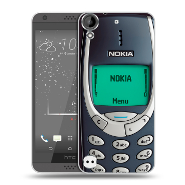Пластиковый чехол на HTC Desire 630 с принтом Старый телефон Пластиковый чехол на HTC Desire 630 с принтом Старый телефон