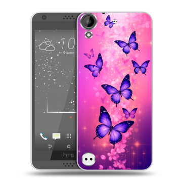 Пластиковый чехол на HTC Desire 630 с принтом Бабочки Пластиковый чехол на HTC Desire 630 с принтом Бабочки