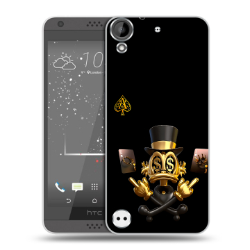 Пластиковый чехол на HTC Desire 630 с принтом Золотой скрудж макдак