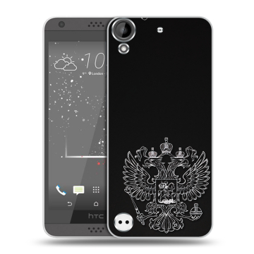 Пластиковый чехол на HTC Desire 630 с принтом Герб России
