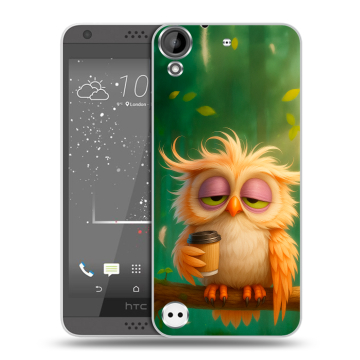 Пластиковый чехол на HTC Desire 630 с принтом сова Пластиковый чехол на HTC Desire 630 с принтом сова