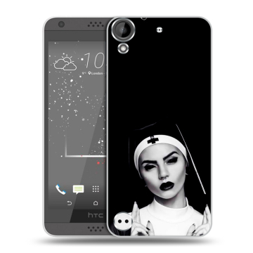 Пластиковый чехол на HTC Desire 630 с принтом монашка Пластиковый чехол на HTC Desire 630 с принтом монашка