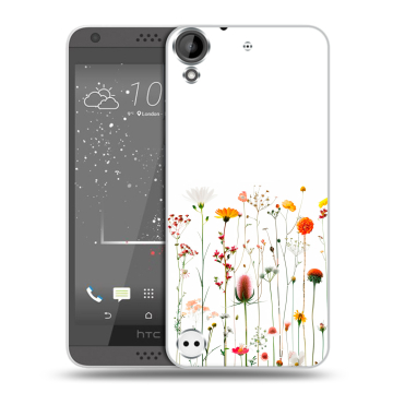 Пластиковый чехол на HTC Desire 630 с принтом цветы Пластиковый чехол на HTC Desire 630 с принтом цветы