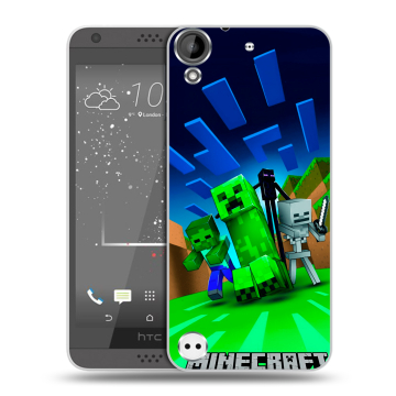 Пластиковый чехол на HTC Desire 630 с принтом Майнкрафт Пластиковый чехол на HTC Desire 630 с принтом Майнкрафт