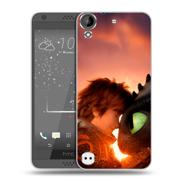 Пластиковый чехол на HTC Desire 630 с принтом Как приручить дракона Пластиковый чехол на HTC Desire 630 с принтом Как приручить дракона