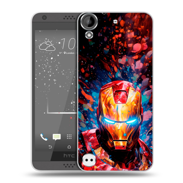 Пластиковый чехол на HTC Desire 630 с принтом Железный человек Ironman Пластиковый чехол на HTC Desire 630 с принтом Железный человек Ironman