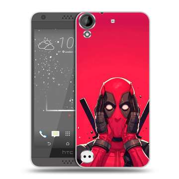 Пластиковый чехол на HTC Desire 630 с принтом Дедпул Deadpool Пластиковый чехол на HTC Desire 630 с принтом Дедпул Deadpool