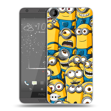 Пластиковый чехол на HTC Desire 630 с принтом Миньоны Пластиковый чехол на HTC Desire 630 с принтом Миньоны