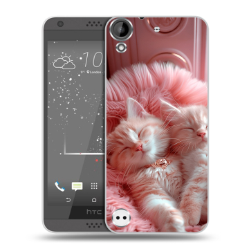 Пластиковый чехол на HTC Desire 630 с принтом котята котики Пластиковый чехол на HTC Desire 630 с принтом котята котики