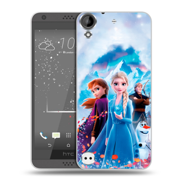 Пластиковый чехол на HTC Desire 630 с принтом Холодное сердце Frozen Пластиковый чехол на HTC Desire 630 с принтом Холодное сердце Frozen