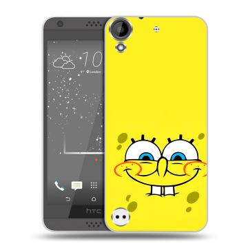 Пластиковый чехол на HTC Desire 630 с принтом спанчбоб спанч боб