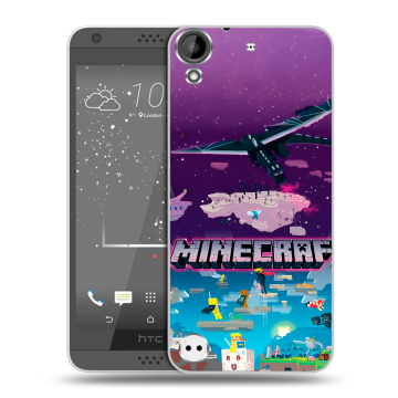 Пластиковый чехол на HTC Desire 630 с принтом Майнкрафт Minecraft Пластиковый чехол на HTC Desire 630 с принтом Майнкрафт Minecraft