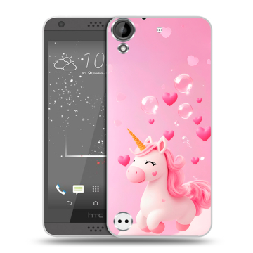 Пластиковый чехол на HTC Desire 630 с принтом Единорог Пластиковый чехол на HTC Desire 630 с принтом Единорог