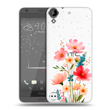 Пластиковый чехол на HTC Desire 630 с принтом Цветы Пластиковый чехол на HTC Desire 630 с принтом Цветы