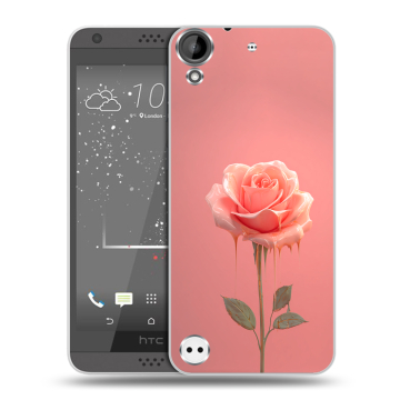 Пластиковый чехол на HTC Desire 630 с принтом Розовая роза Пластиковый чехол на HTC Desire 630 с принтом Розовая роза